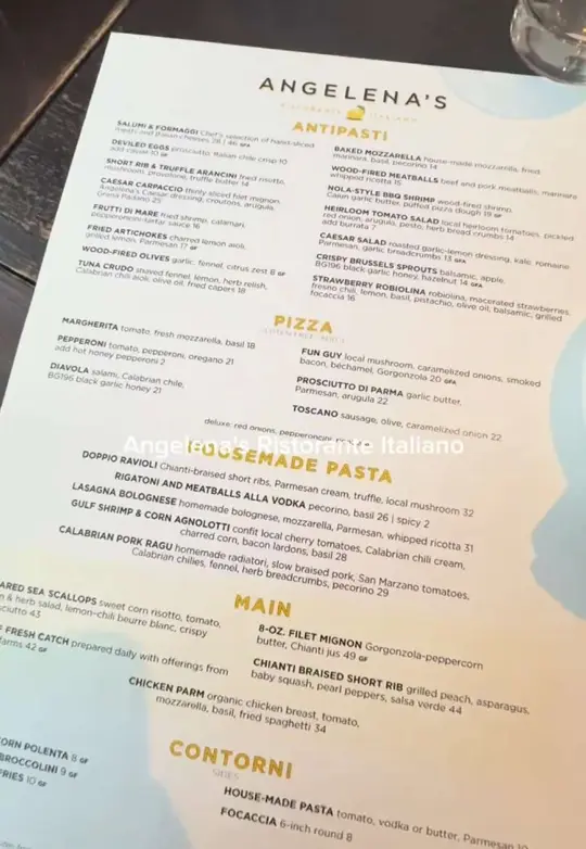 Angelena's Ristorante Italiano in Pensacola showing review, dinner, video by stevie.bramble on TikTok