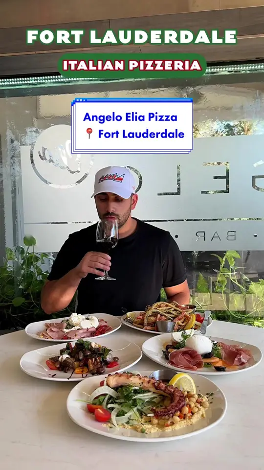 Angelo Elia the Bakery Bar in Fort Lauderdale showing review, visit, video by mr.eats305 on TikTok