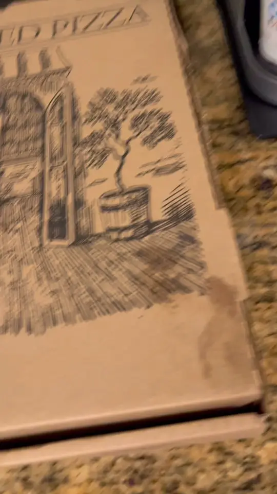 Angelo's Pizza House in Daytona Beach showing pizza, solo trip, late night food, video by Miggy Eats on Facebook