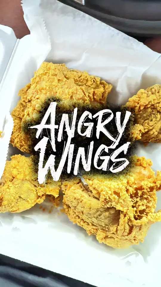 Angry Wings & Things in Columbus showing food, fried chicken, bulgogi, croffle, video by mr.goalchaser on TikTok