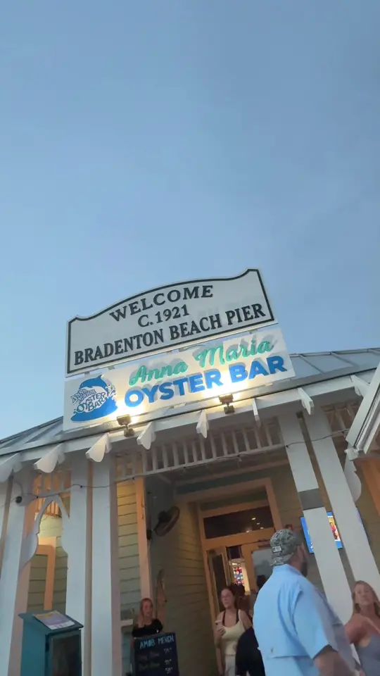 Anna Maria Oyster Bar - Cortez in Bradenton showing restaurant, visit, video by jackelinelifestyle on TikTok