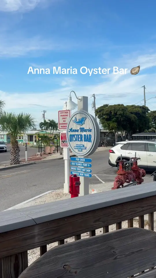 Anna Maria Oyster Bar - Cortez in Bradenton showing dinner, oysters, crab, video by the.pink.palm.ami on TikTok
