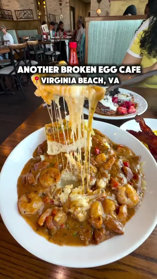 Another Broken Egg Cafe on TikTok, video by stormybluee