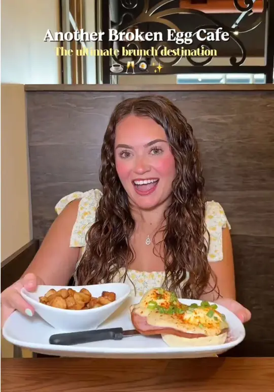 Another Broken Egg Cafe on TikTok, video by state0fgracie