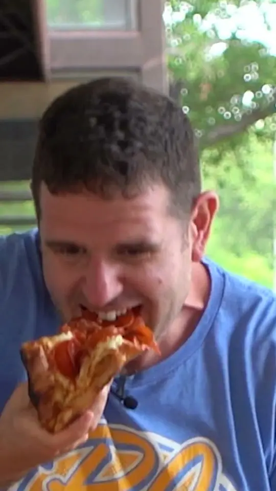Anthony's Coal Fired Pizza & Wings in Aventura showing review, cheese pepperoni pizza, video by Pizza Review Joe on YouTube
