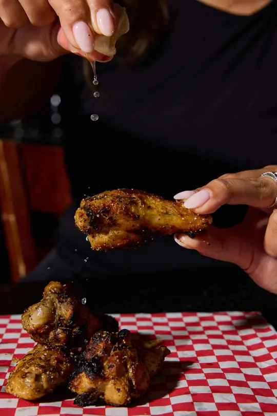 Anthony's Coal Fired Pizza & Wings in Coral Gables showing pizza, wings, video by anthonyscoalfiredpizza on TikTok