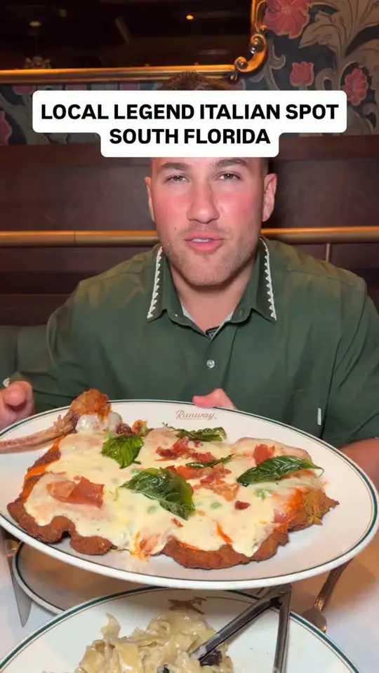Anthony's Runway 84 in Fort Lauderdale showing italian cuisine, pasta, video by Mikeiseating on Facebook