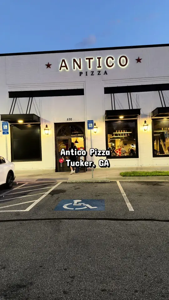 Antico Pizza Tucker in Tucker showing pizza, video by dayanaaar__ on TikTok