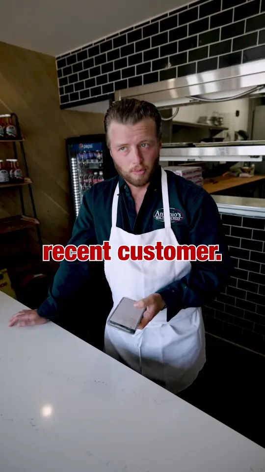 Antonio's Pizza in Port St. Lucie showing review, pizza, video by antoniospizza67 on TikTok