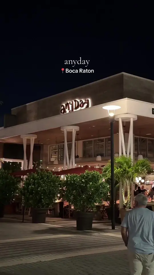 Anyday Boca in Boca Raton showing review, visit, video by nadiabonardelli6 on TikTok