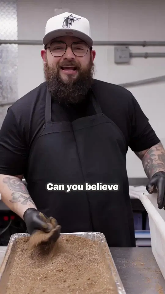 Apocalypse BBQ in Miami showing food, coffee-rubbed spare ribs, video by apocalypsebbq on TikTok