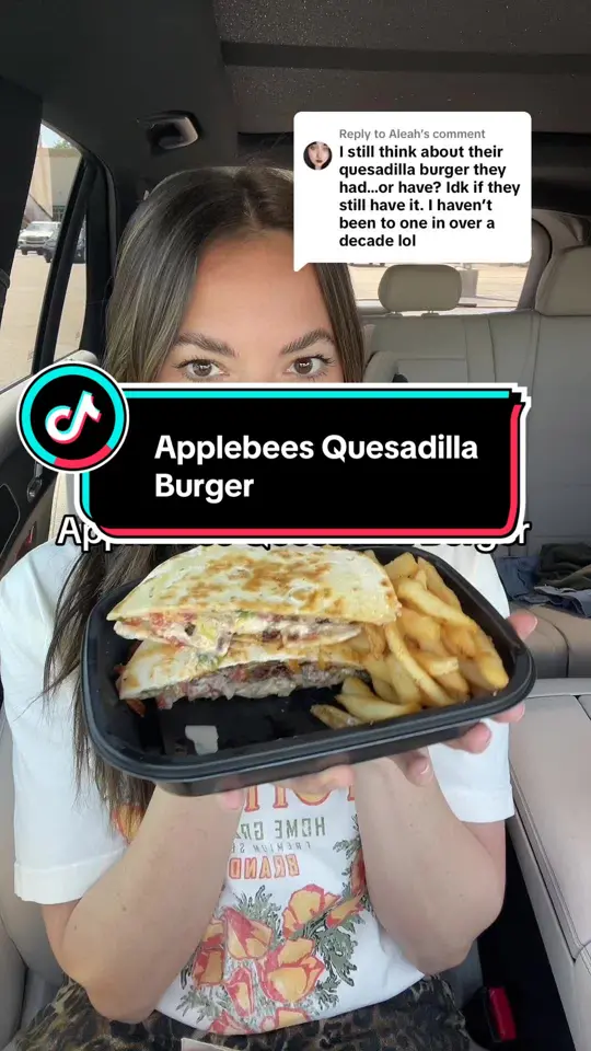 Applebee's Grill + Bar in Carrollwood showing burger, cheeseburger, video by eatdrinkbemandy on TikTok