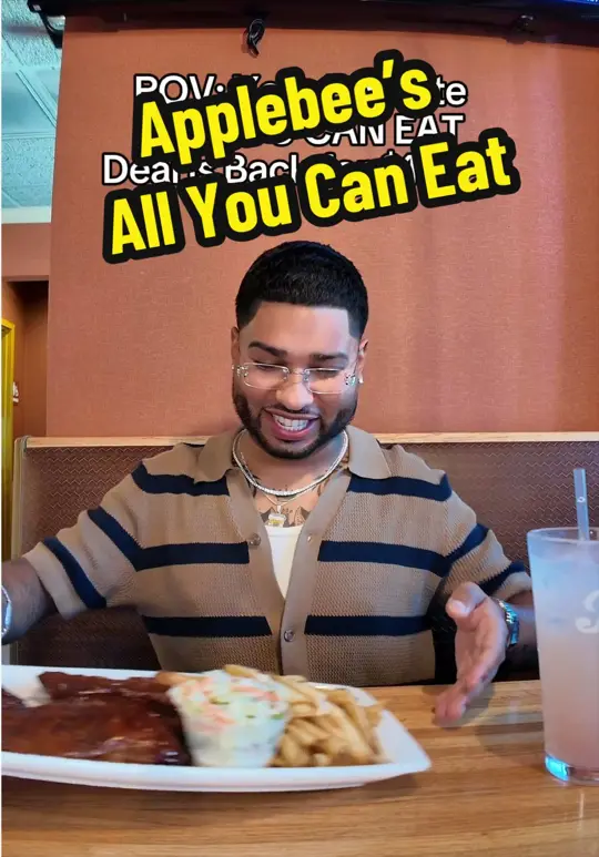 Applebee's Grill + Bar in Eustis showing all you can eat, video by thenoemurillo on TikTok