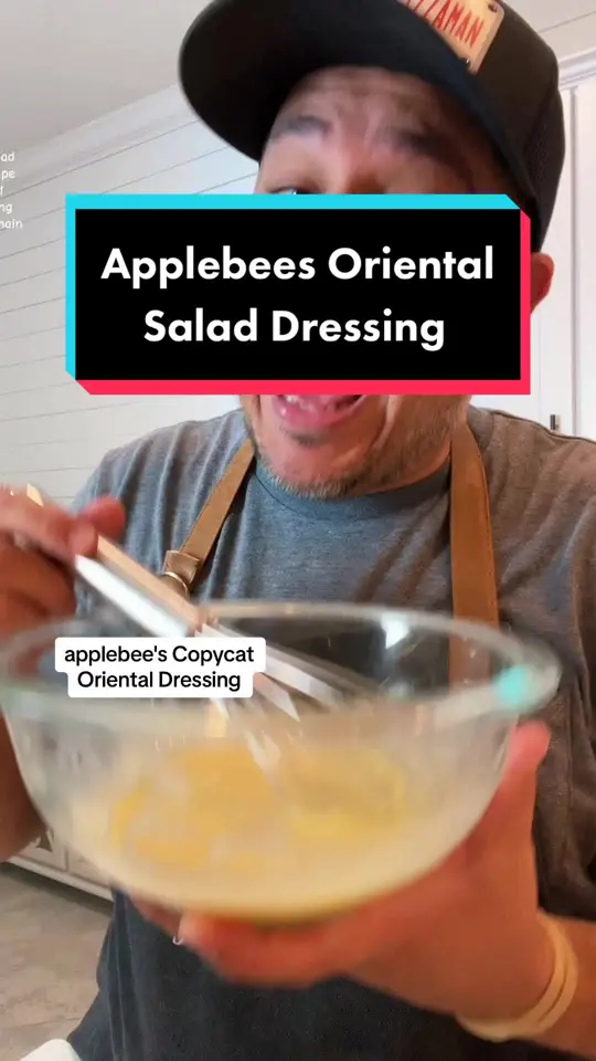 Applebee's Grill + Bar in Sarasota showing food, oriental chicken salad dressing, video by marcothepizzaman on TikTok