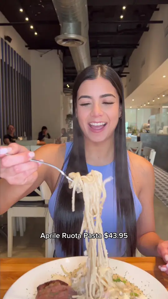 Aprile Italian Restaurant on TikTok, video by gabrielaromeros