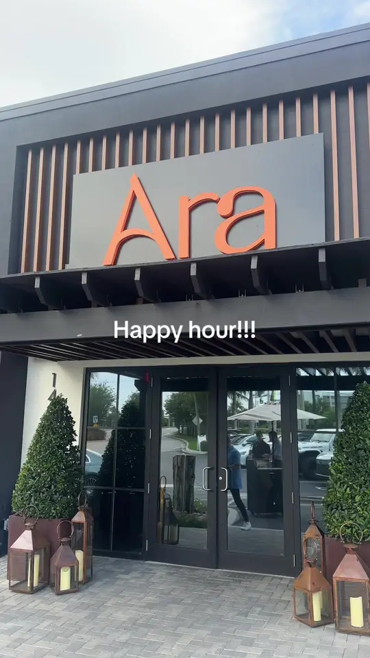 Ara Jupiter in Jupiter showing food, beef carpaccio, video by alleyholland on TikTok