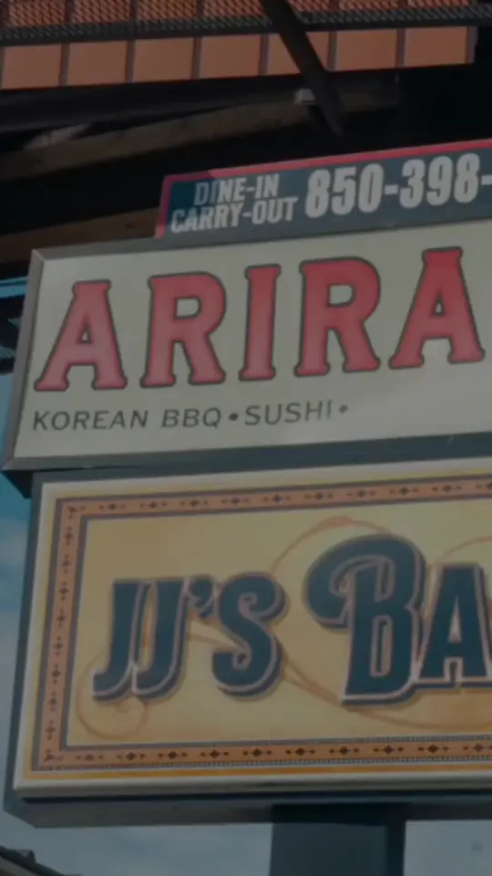  in Florida showing welcoming ambiance, korean dining, food experience, video by Arirang korean restaurant of Crestview,  on Facebook