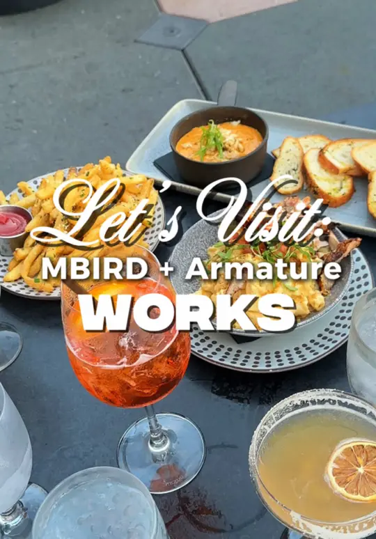 Armature Works in Tampa showing visit, food hall, fair food, video by miagoesglobal on TikTok