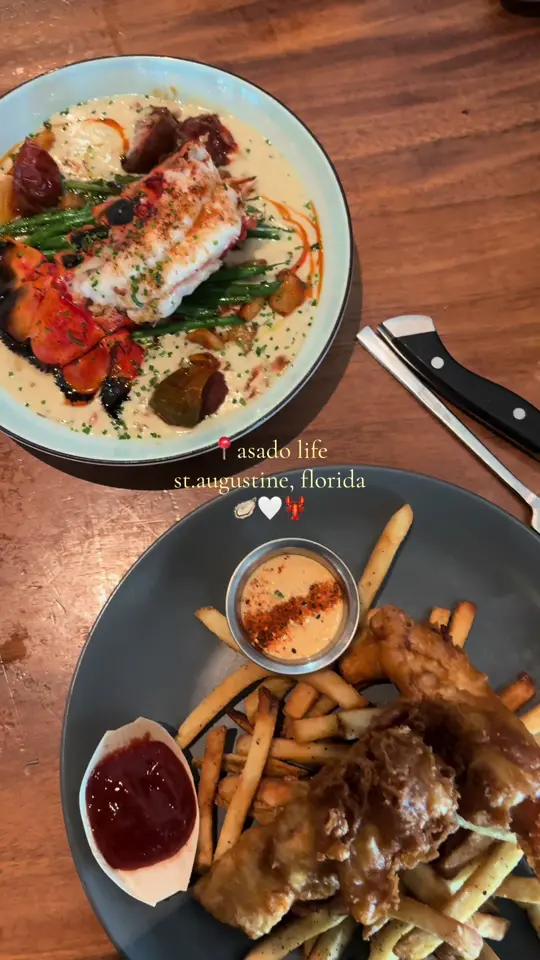 Asado Life in St. Augustine showing food, view, video by livv.inlife on TikTok