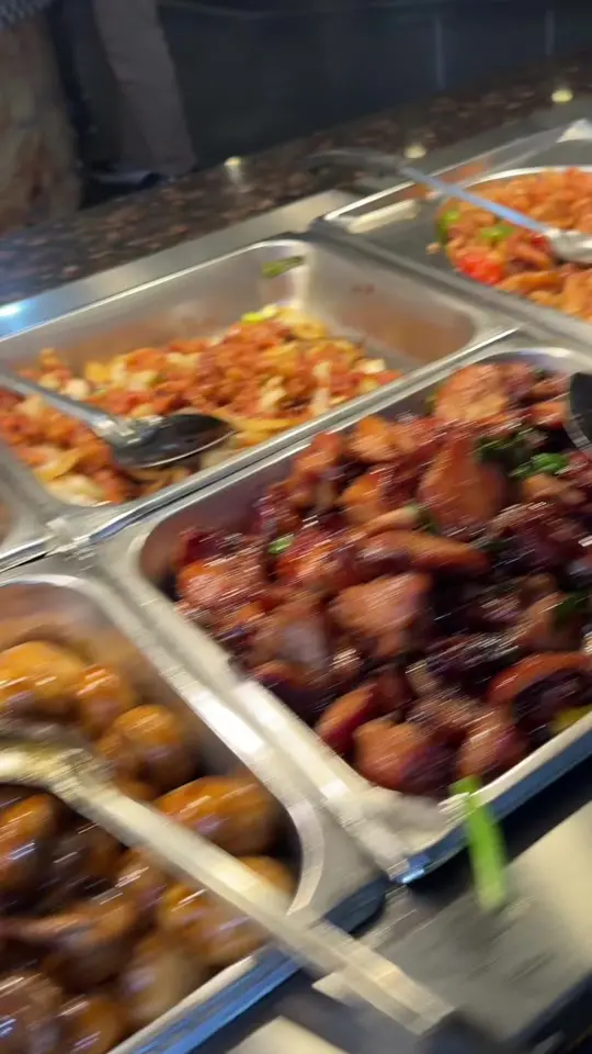 Asian star in Wilton Manors showing buffet, food, video by tantan1997.7 on TikTok