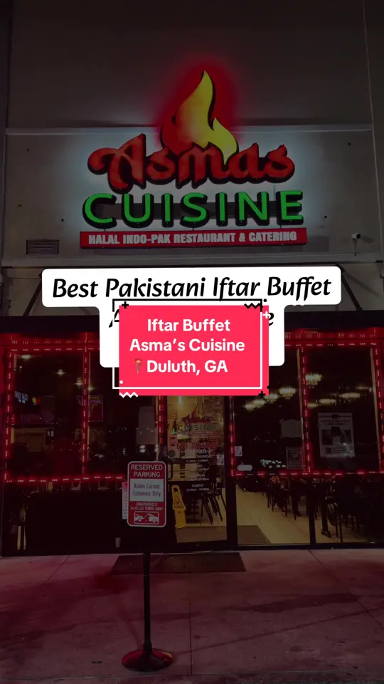 Asma's Cuisine in Duluth showing review, visit, chana chaat, kalay chanay, fresh fruits, dahi baray, pakoray, fried chicken, video by sobersipperatl on TikTok