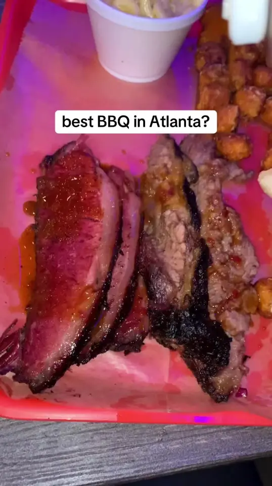 Atlanta Braves All Star Grill in Atlanta showing restaurant visit, food review, video by arwins.appetite on TikTok