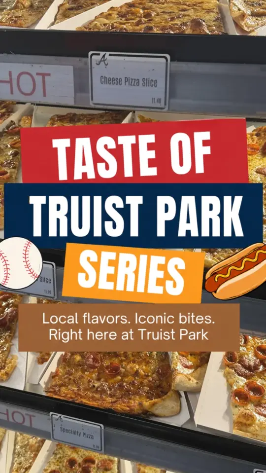 Atlanta Braves All Star Grill in Atlanta showing food, heavy hitter tomahawk steak, video by Sportservice on Facebook
