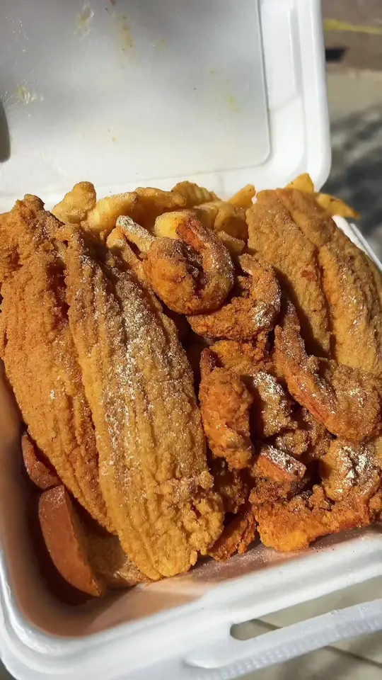 Augusta Fish Market & Restaurant in Augusta showing seafood, fried fish, video by sagequeen1111 on TikTok