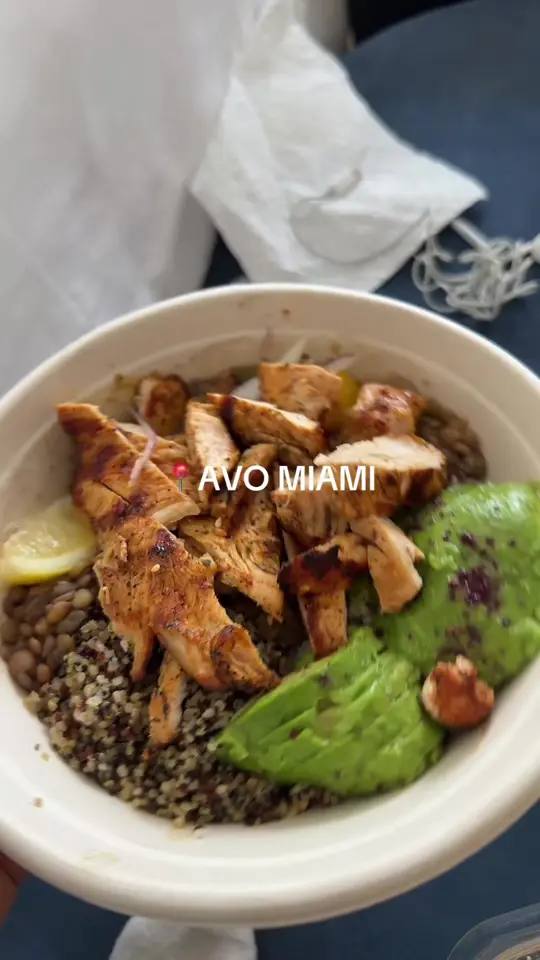 Avo Miami in Miami Beach showing healthy food, avocado, video by mollyconnorss on TikTok