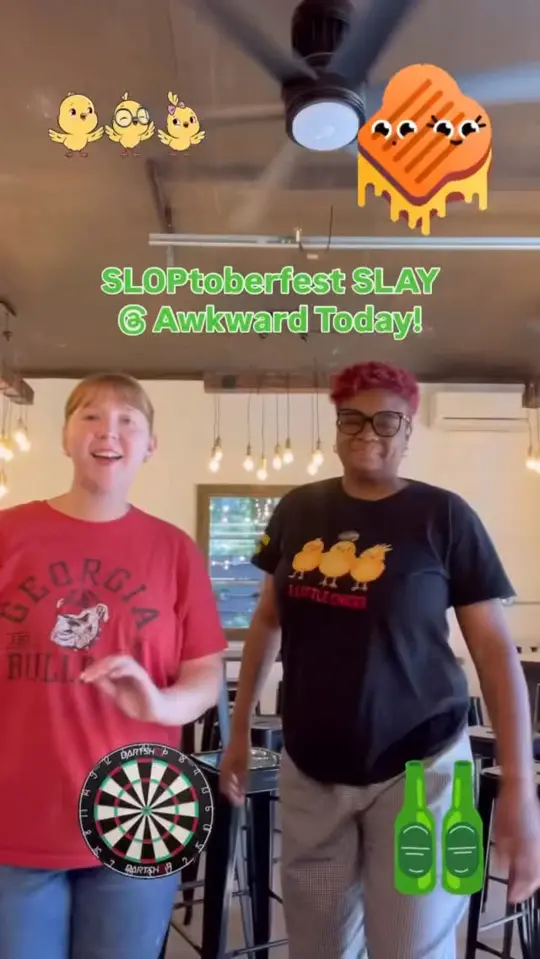 Awkward Brewing in Fayetteville showing event, sloppy second sunday, food, local brews, atmosphere, video by 3littlechicksatl on Facebook
