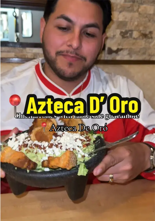 Azteca D'oro Mexican Restaurant Lakeland in Lakeland showing food, chicharrones, guacamole, video by gata.lovestacos on TikTok