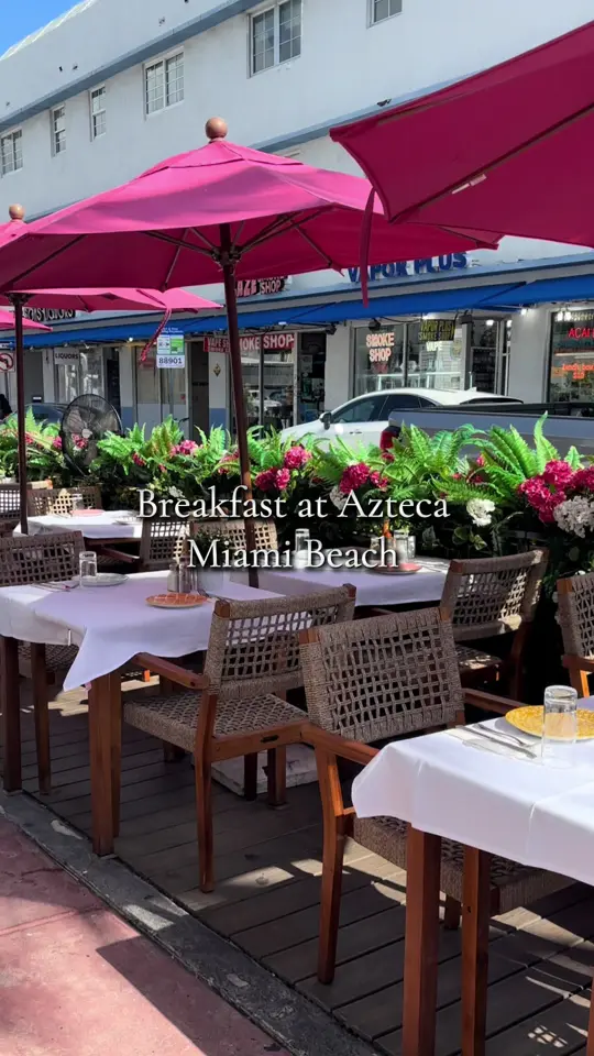 Azteca South Beach in Miami Beach showing restaurant, visit, video by aaliyahlenise_ on TikTok