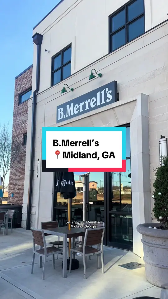 B.Merrell's in Columbus showing restaurant, american food, rotisserie chicken, wings, sandwiches, salads, video by mandy_vega on TikTok