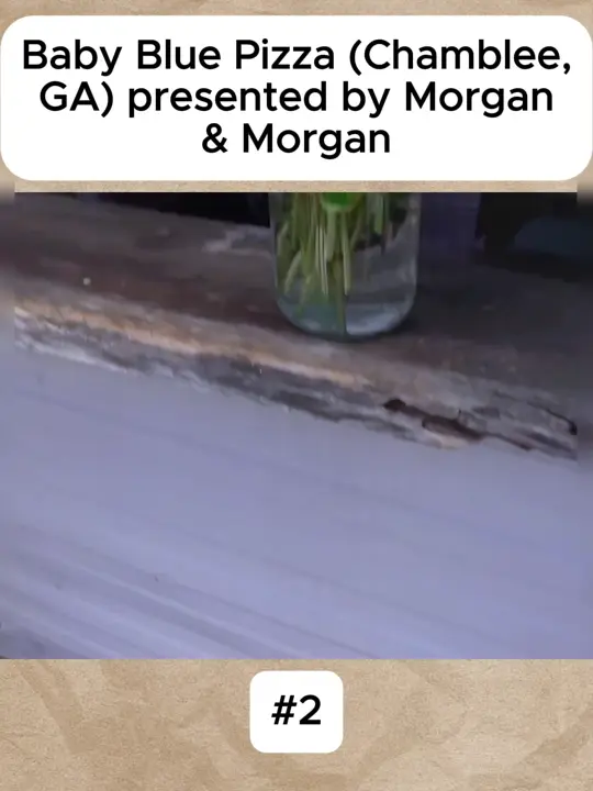Baby Blue Pizza in Chamblee showing review, pizza, video by geovan7071 on TikTok