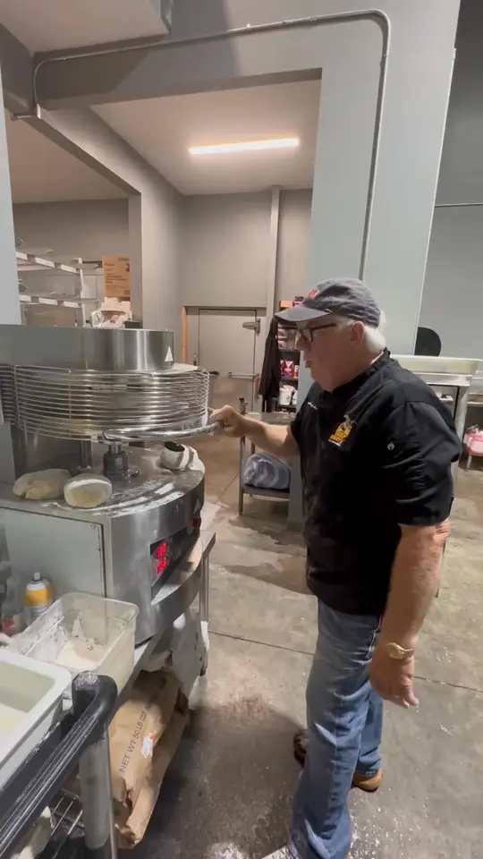 Baby Hughy’s in Rock Spring showing pizza making, new menu items, video by Eric Hugh Harris on Facebook