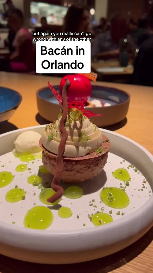 BACÁN in Orlando showing review, visit, video by roamsick on TikTok