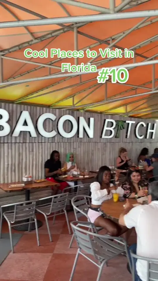 Bacon Bitch in Miami showing food recommendation, visit, video by sarahmargareteats on TikTok