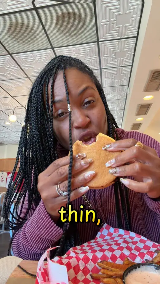 Baddies Burger House - Watkinsville in Watkinsville showing review, burger, cajun fries, reese's chocolate pudding dessert, video by lifejourneybynancy on TikTok