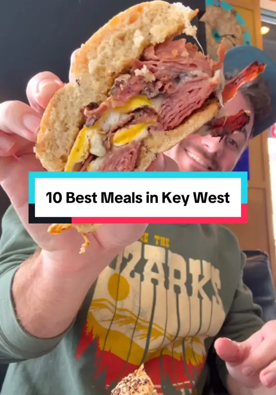 Bagatelle in Key West showing food, greasy delicious meals, video by theshayspence on TikTok