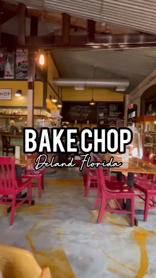 Bake Chop in Deland showing review, visit, video by lovetheramseys on TikTok