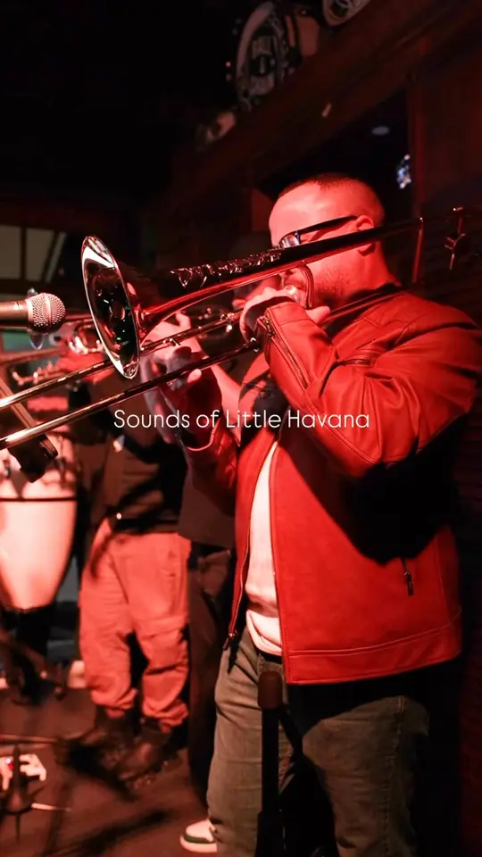 Ball & Chain in Miami showing live music, salsa classes, video by Visit Miami on Facebook