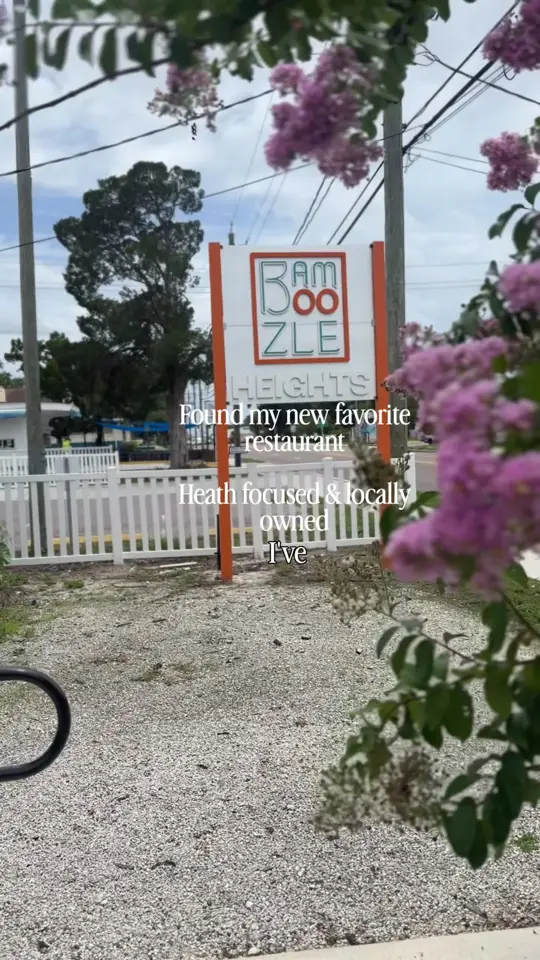 Bamboozle Heights in Tampa showing food, yellow curry with tofu, food, florida fresh roll with shrimp, food, crispy duck bao bun, drinks, ube vietnamese coffee, drinks, passionfruit green tea wit, video by katelynintampa on TikTok