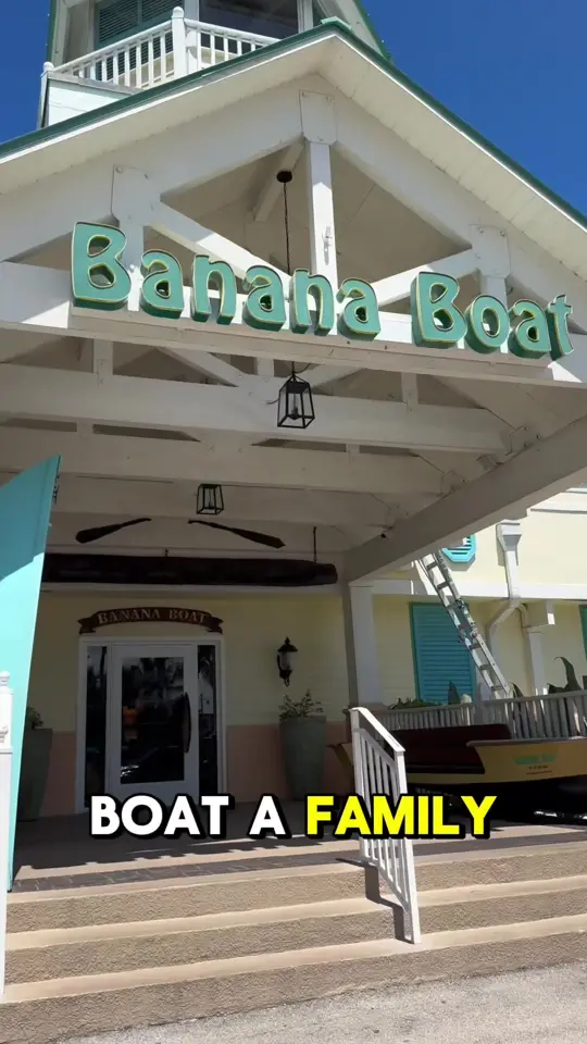 Banana Boat in Boynton Beach showing restaurant, family owned, history, views, video by bestofthepalmbeaches on TikTok