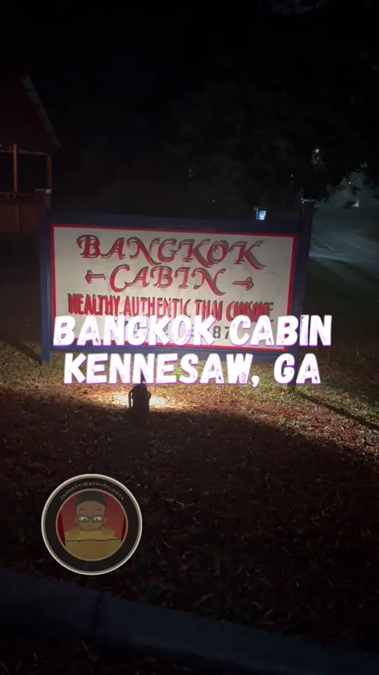 Bangkok Cabin in Kennesaw showing restaurant, fried rice, video by jarrettisnotimpressed on TikTok
