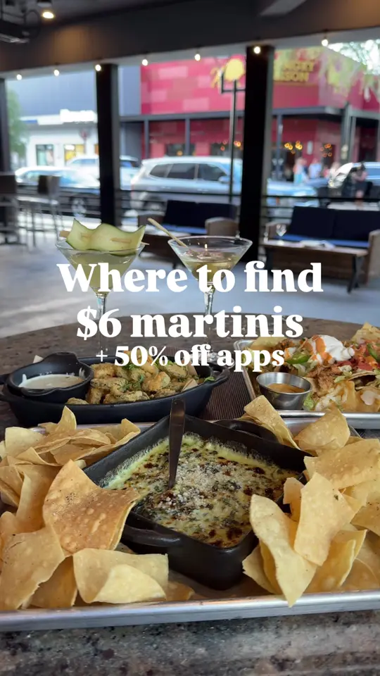 Bar Louie - Orlando Gateway in Orlando showing happy hour, drinks, video by _adatewithkait on TikTok