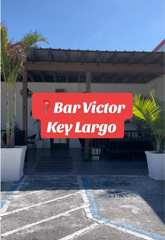 Bar Victor in Key Largo showing visit, review, food, vicky bakery items, drinks, video by ashmej on TikTok