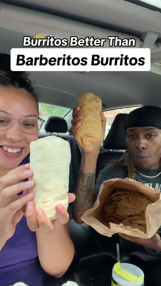Barberitos in Macon showing burrito, spicy chicken burrito, steak burrito, video by jaskam_ on TikTok