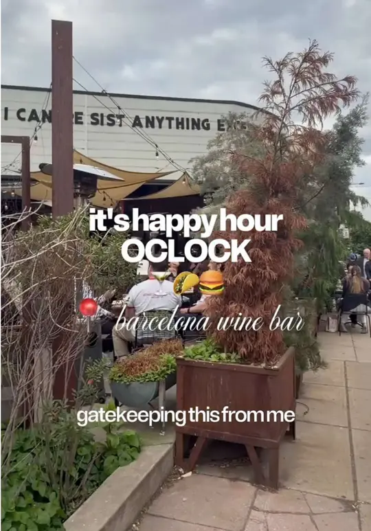 Barcelona Wine Bar in Atlanta showing review, visit, atmosphere, video by creativejawns on TikTok