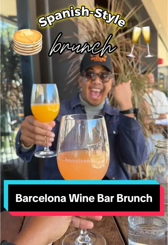 Barcelona Wine Bar in Tampa showing tapas, brunch, video by foodpeopleluv on TikTok
