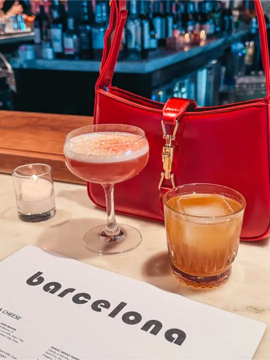 Barcelona Wine Bar in Tampa showing review, visit, atmosphere, wine list, tapas, video by sunkissedintampa on TikTok